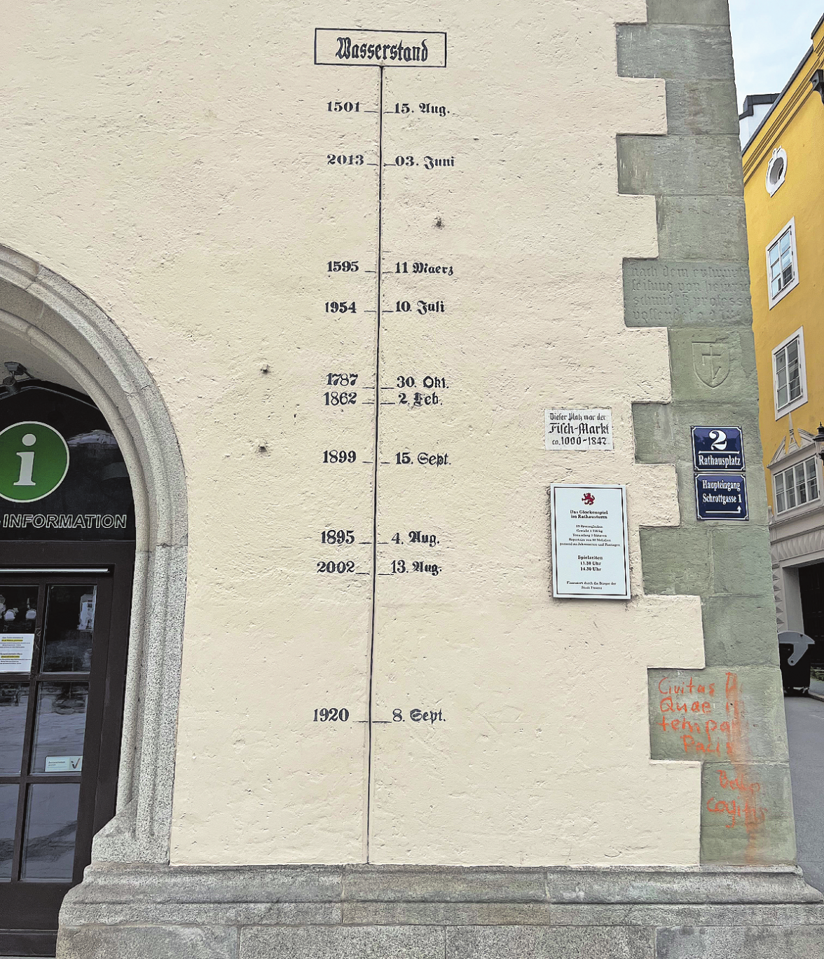 In Passau gehört Hochwasser dazu