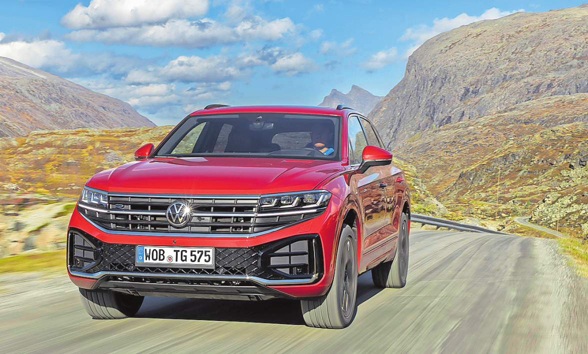 Mit Benzin, Turbo und Touareg