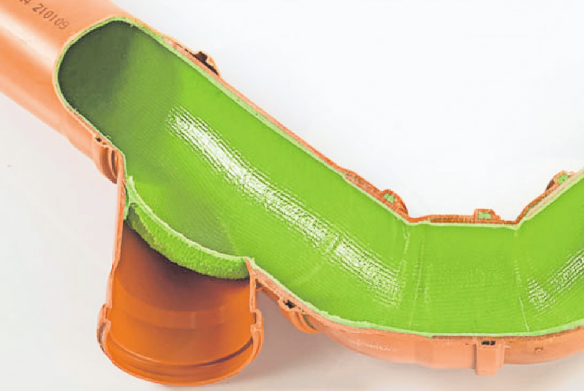 Neue Leitungen ohne Baustab