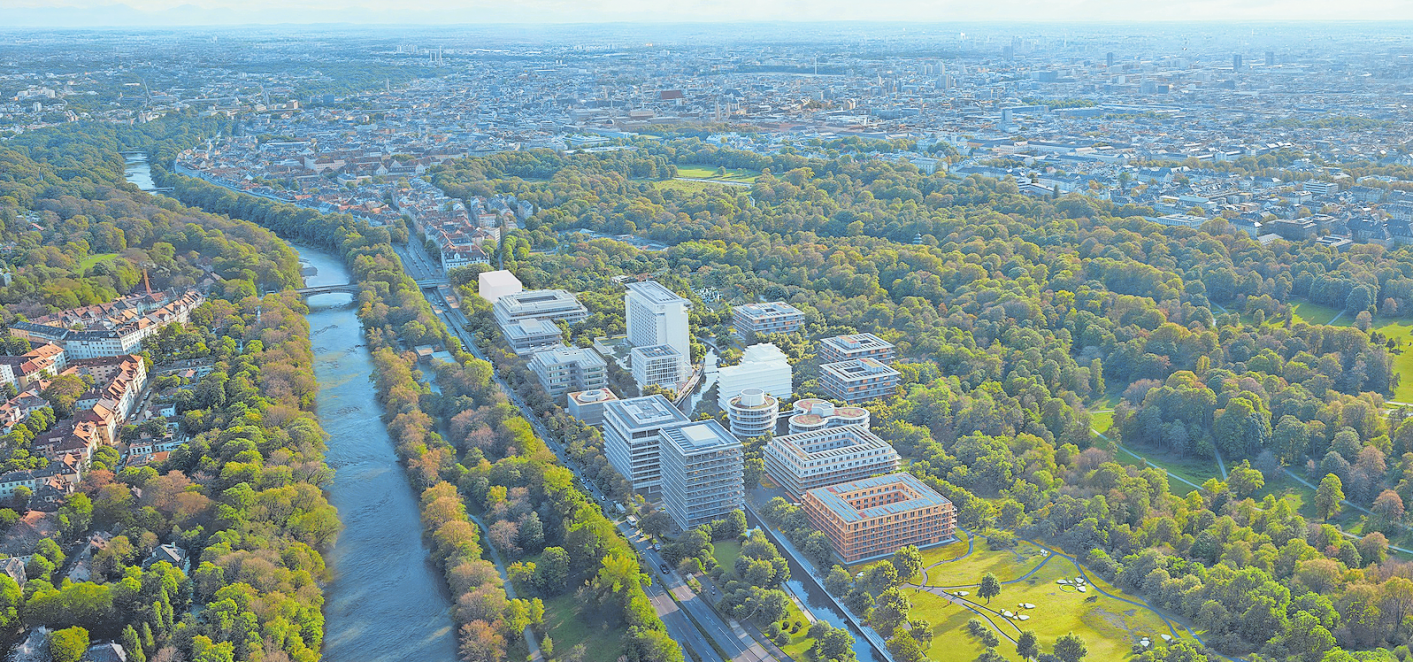 Tucherpark: Neustart im Münchner Eisbachviertel