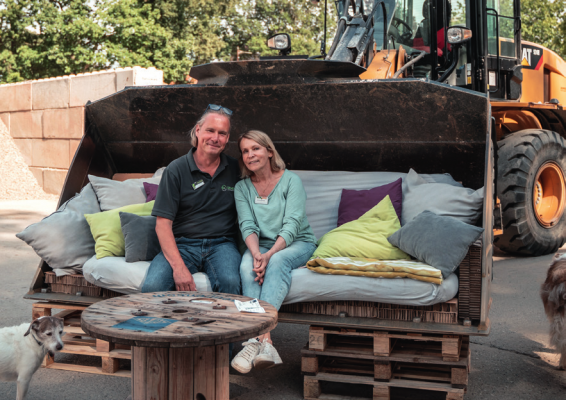 ERFOLGREICHER ZUSAMMENSCHLUSS: DRAEGER LEITUNGSBAU & ALBERTINI SAND + KIES in Berköpen