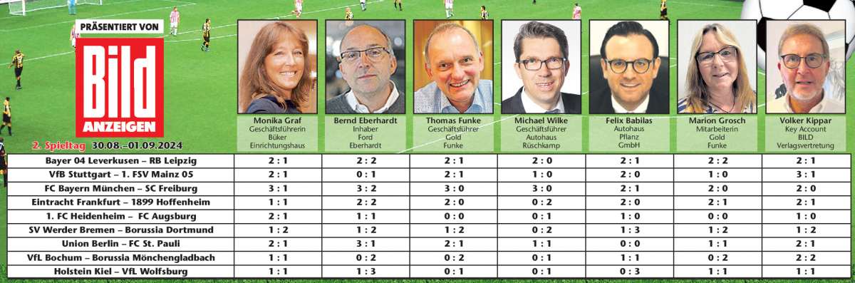 BUNDESLIGA-TIPP 2024/25