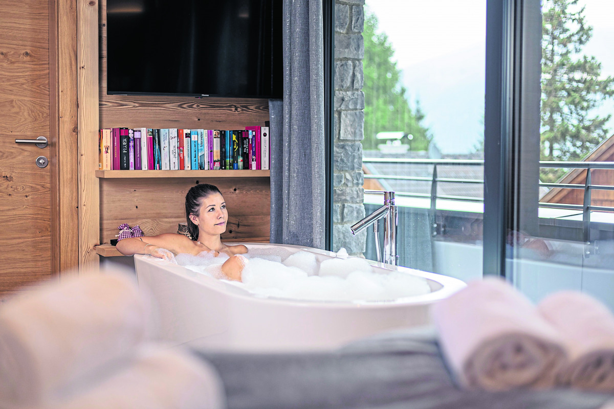 Herbsturlaub im Ferienhaus mit Private Spa