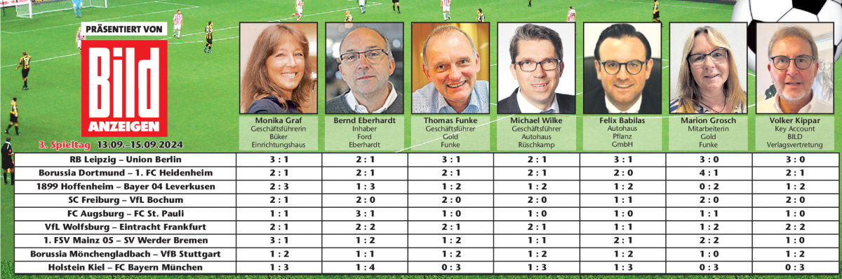 BUNDESLIGA-TIPP 2024/25