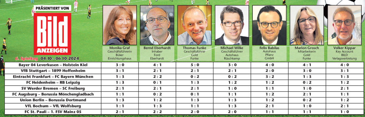 BUNDESLIGA-TIPP 2024/25