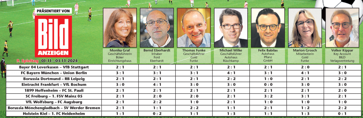 BUNDESLIGA-TIPP 2024/25