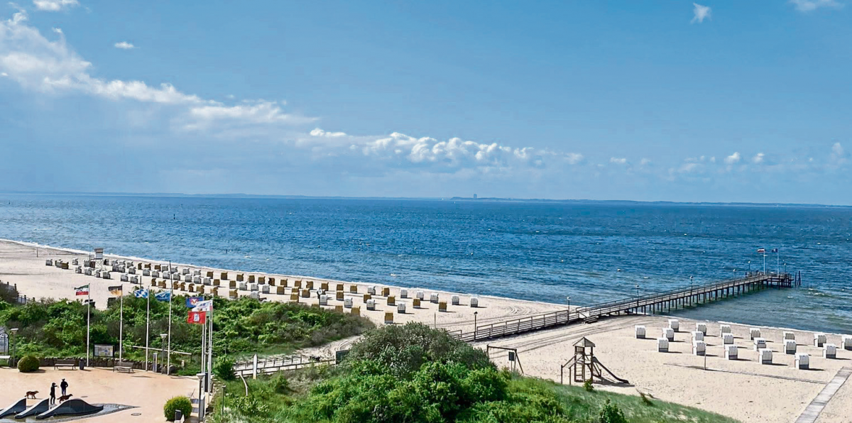 Malerisches Urlaubsziel an der Ostseeküste