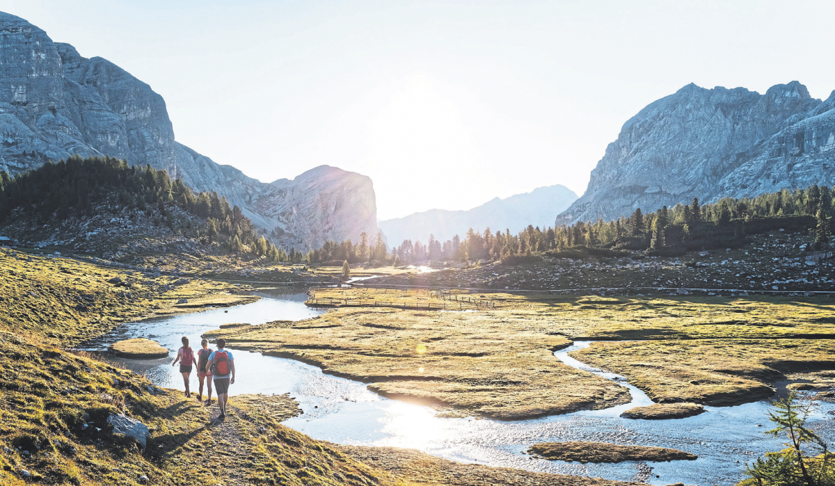 Beste Aussichten auf den Dolomiten-Herbst