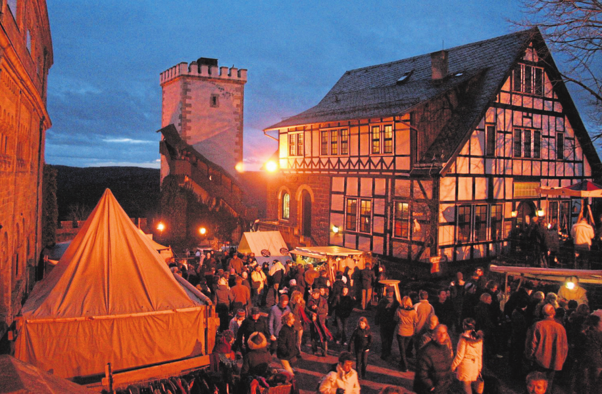 Historischer Markt auf der Wartburg