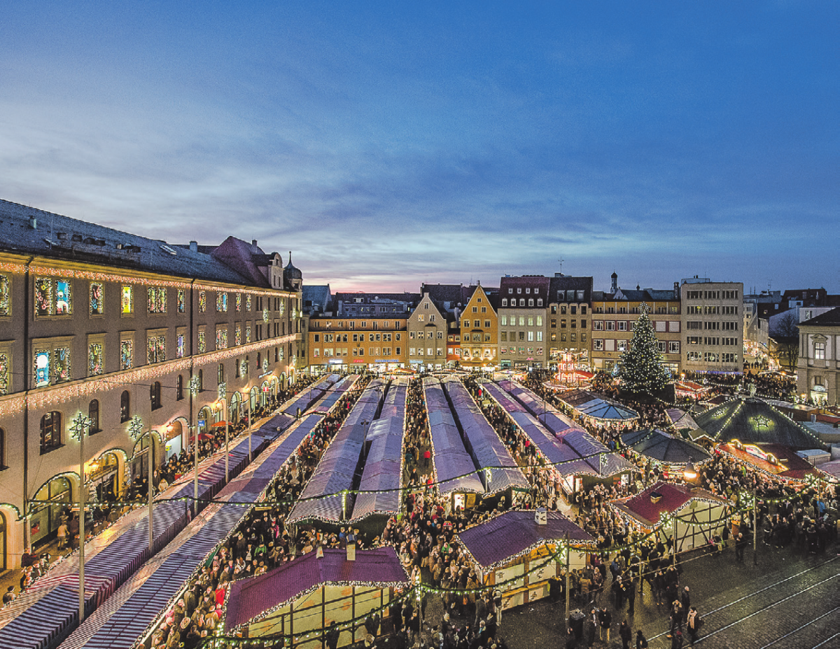 AUGSBURGER CHRISTKINDLESMARKT: KUNSTGEWERBE & GAUMENFREUDEN