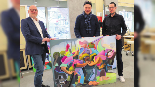 Vernissage in Leinfelden-Echterdingen: Bunte Kunst gegen trübe Wintertage