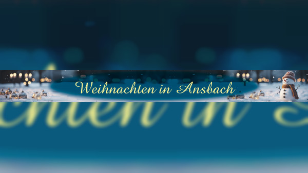 Ansbacher Weihnachtsmarkt: Vorweihnachtliche Atmosphäre