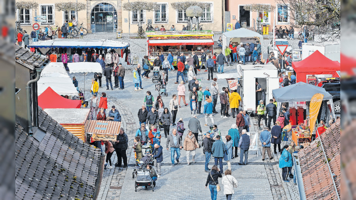 Frühjahrsmarkt in Herrieden am 10. März: Der Frühling lockt in die Aktivstadt