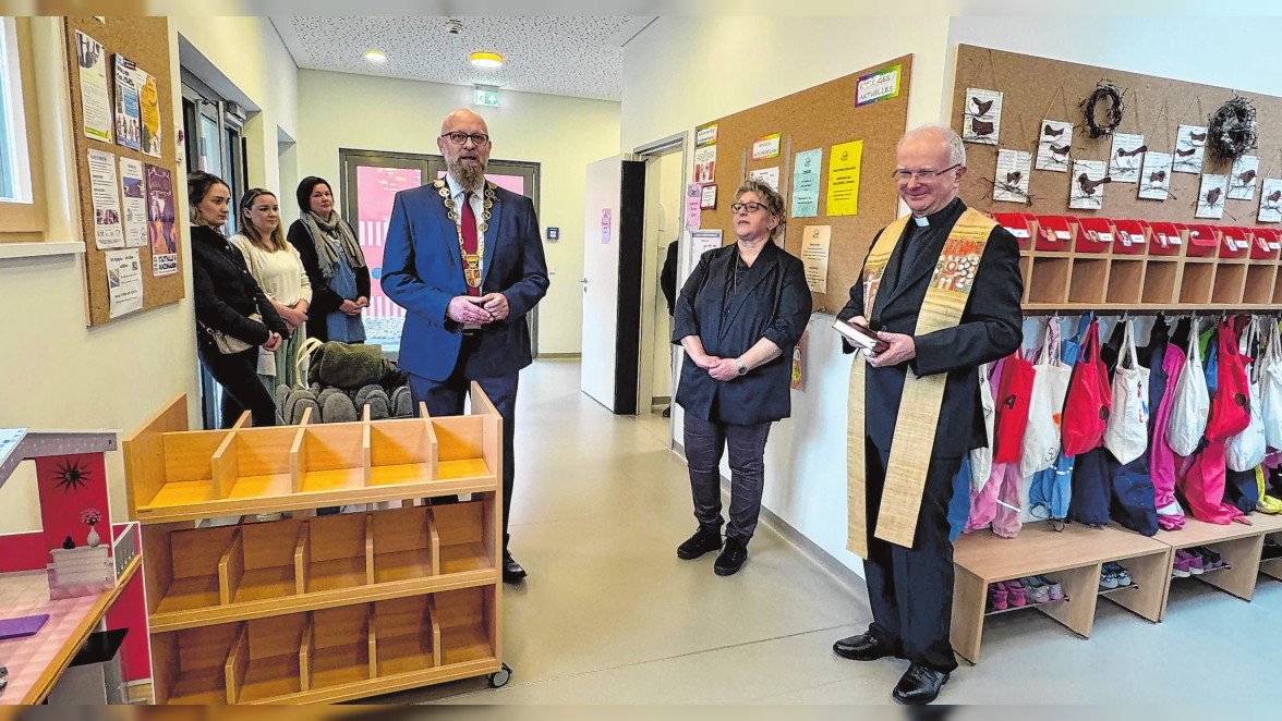 Kindergarten St. Sebastian - Haus der Kinder in Dürrwangen: Gut gerüstet für die Zukunft - Anbau wurde feierlich eingeweiht