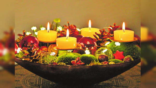 Gestaltungsideen für den Adventskranz