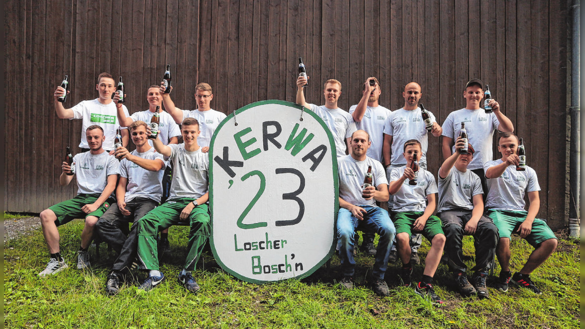 Kerwa in Münchsteinach vom 25. bis 28. August: Die Loscher Bosch'n freuen sich auf die Kerwa!