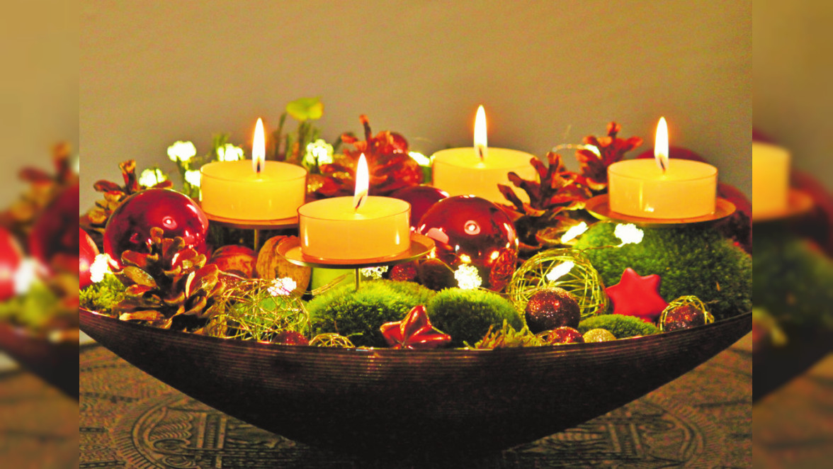 Gestaltungsideen für den Adventskranz