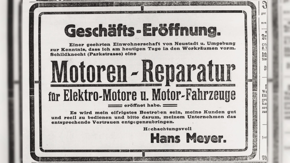 100 Jahre Auto-Meyer in Neustadt an der Aisch
