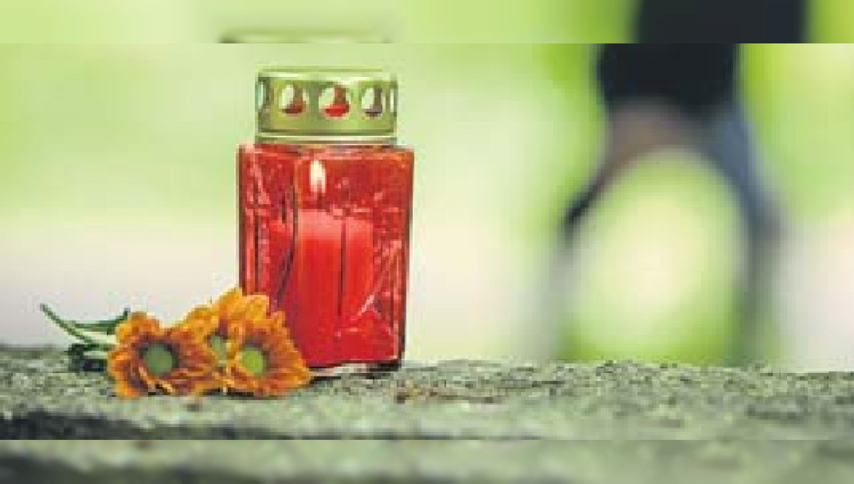 Beisetzung im Familiengrab