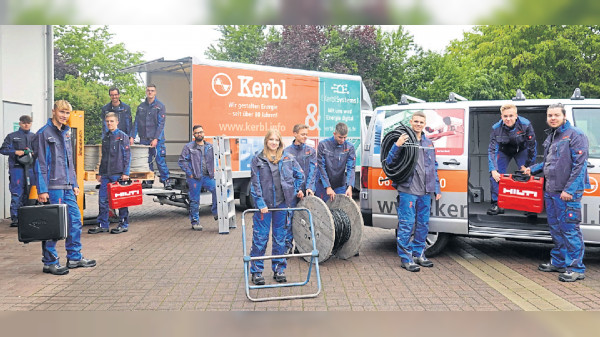 Firma Kerbl GmbH & Co. KG aus Petersberg: Neue Kerbl-Azubis starteten gleich am ersten Tag voll durch ...