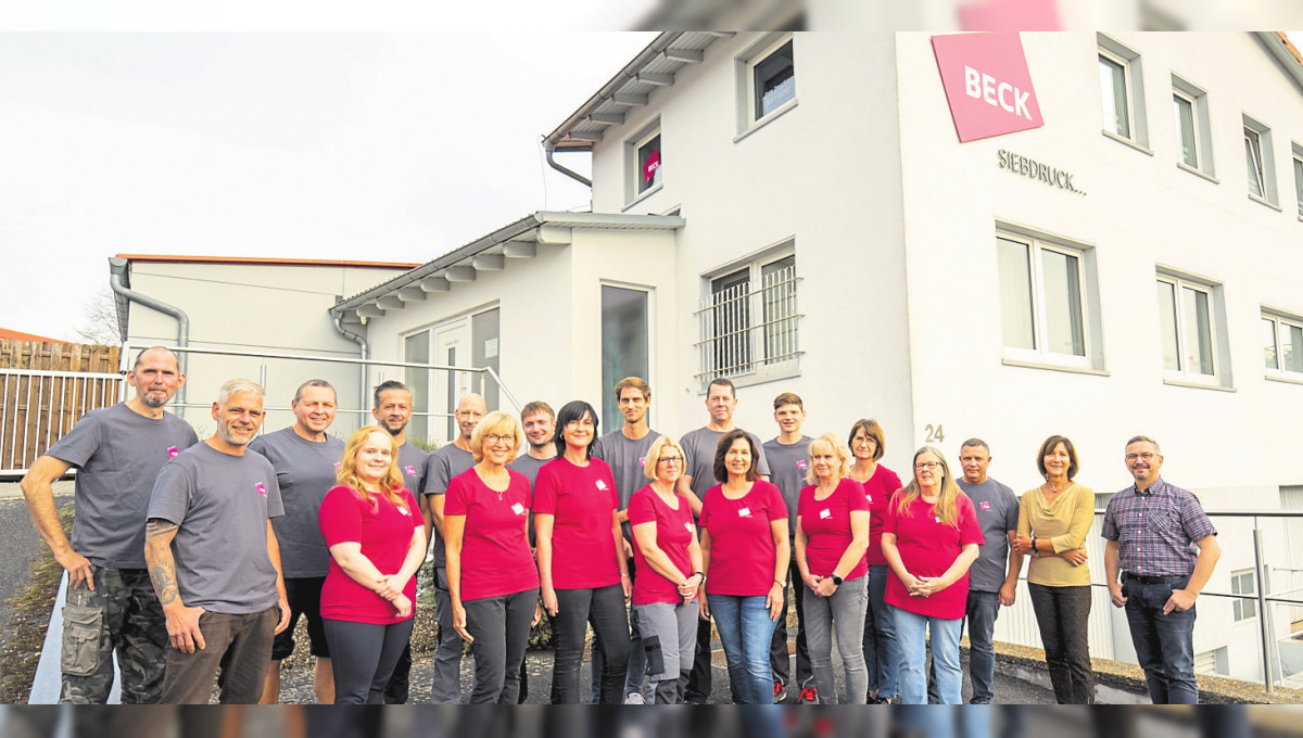 Siebdruckerei Beck in Haimbach: ,,Nie auf den Lorbeeren ausruhen"