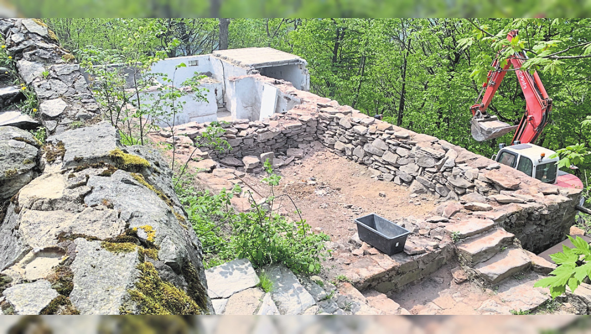 Die Milseburghütte auf dem Rhöner Berg ist weg