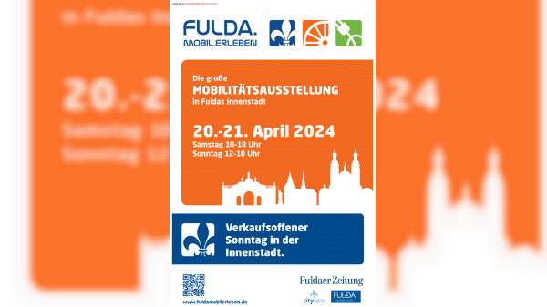 Mobilitätstrends, Fashion-Show, Shopping am verkaufsoffenen Sonntag in Fulda am 20. und 21. April