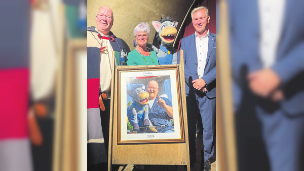 Theo Zwermann als Katharinenmarktmeister in Steinau: Ein herzliches Willkommen