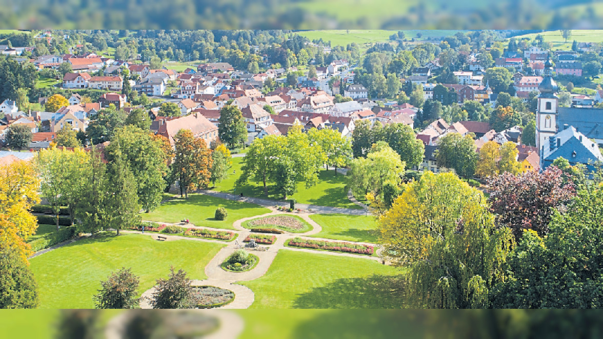 Lichter und Musik im Schloßpark Gersfeld