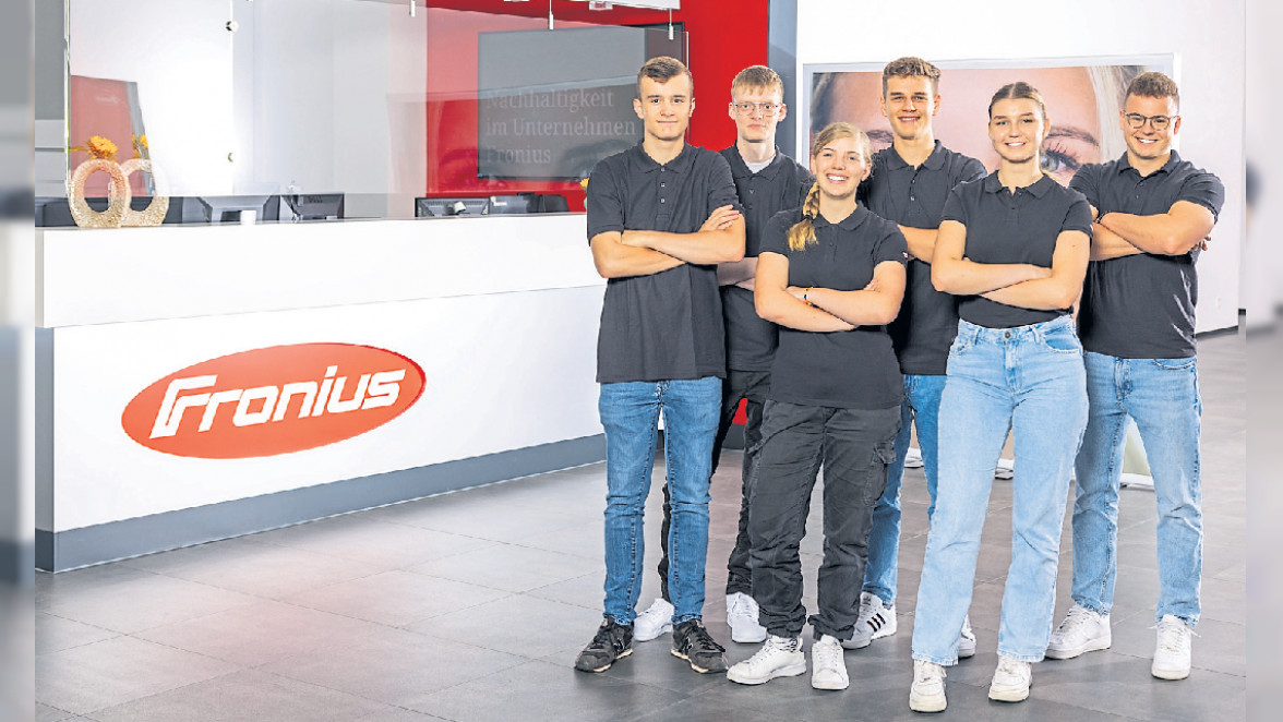 Fronius Deutschland GmbH in Neuhof: Sechs Fronius Future Talents gestartet