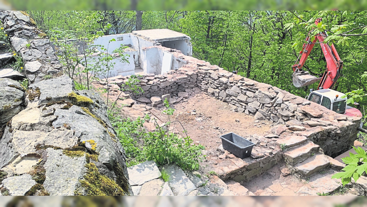 Die Milseburghütte auf dem Rhöner Berg ist weg