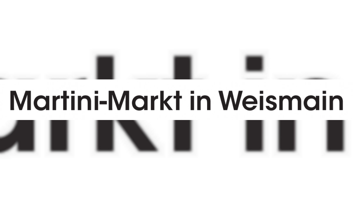 Martini-Markt in Weismain 2022 mit Martiniwecken und Glühwein