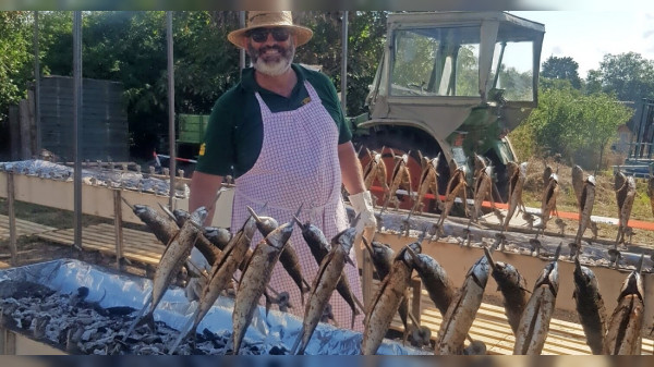 Steckerlfischgrillen in Tiefenstockheim