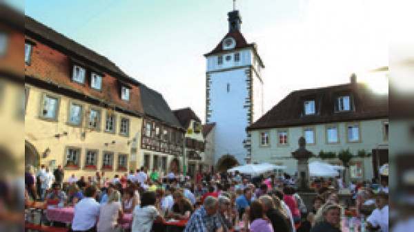Prichsenstadt: Wein im Frei'n
