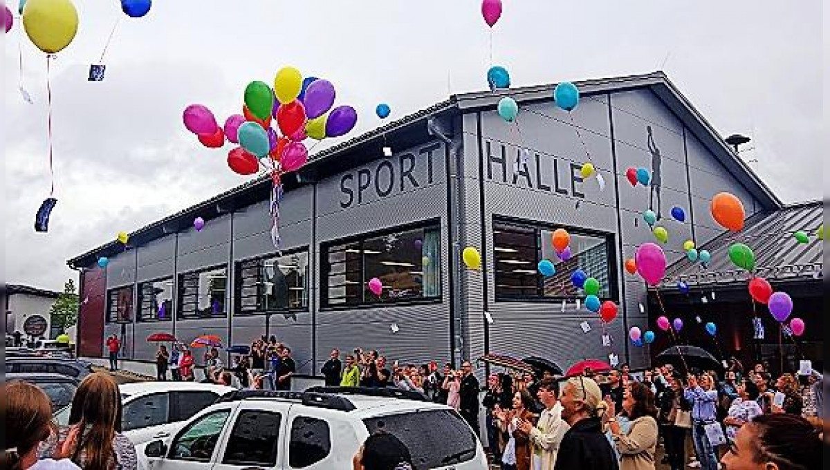 Einweihung der generalsanierten Sporthalle in Wilhelmsthal