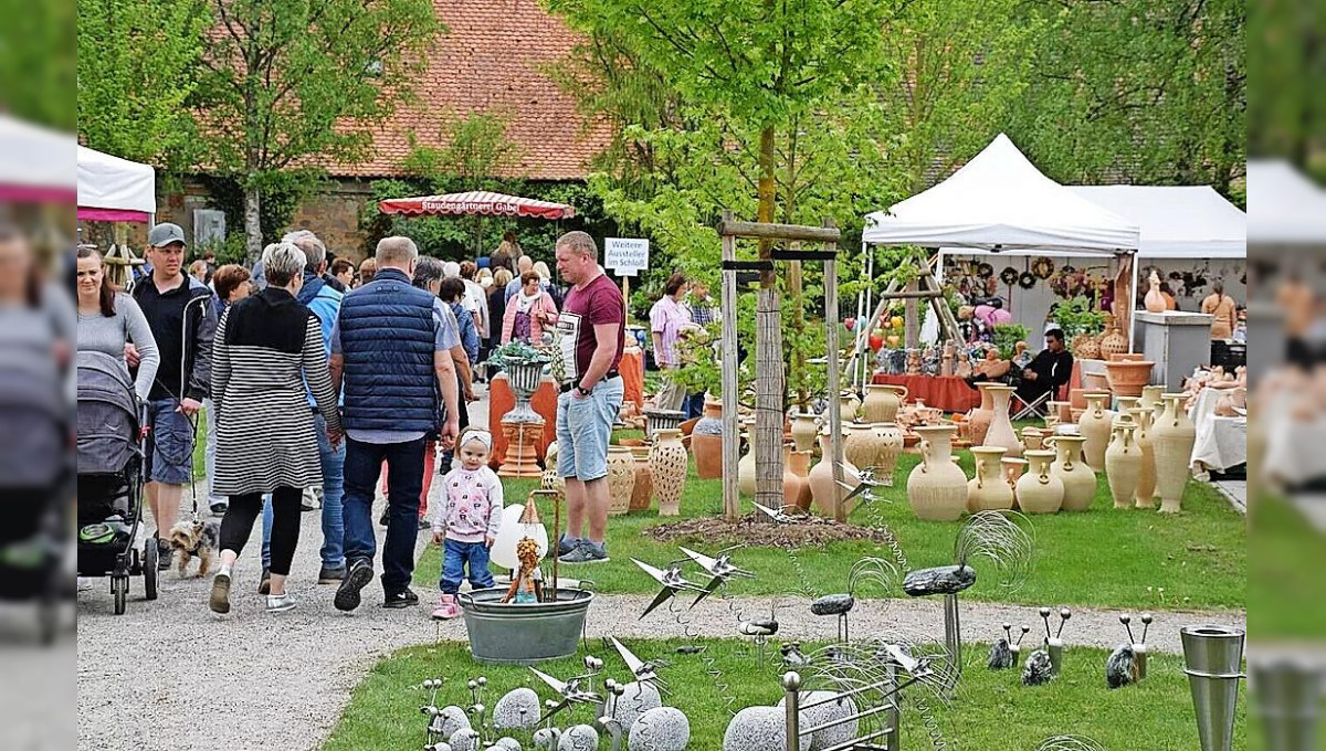 Rödelseer Frühling: Kunsthandwerkermarkt & Gartenmarkt beim Crailsheimer Schloss