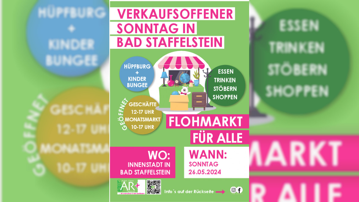 Innenstadt Flohmarkt in Bad Staffelstein - Jeder kann mitmachen!