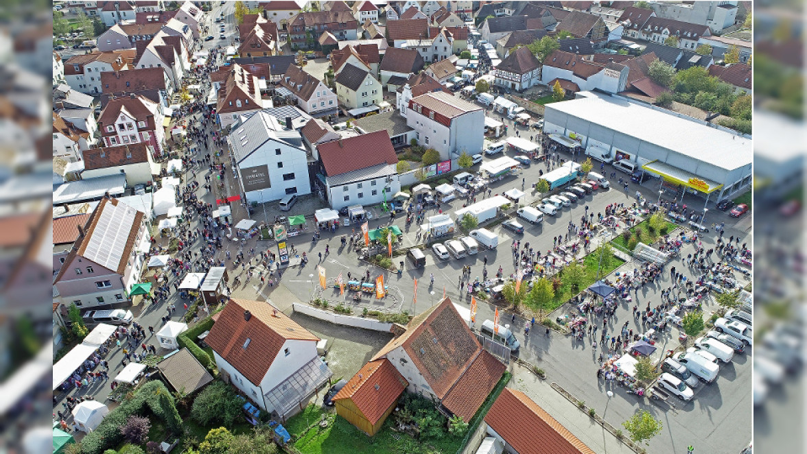 Herbstmarkt in Hirschaid am 20. Oktober