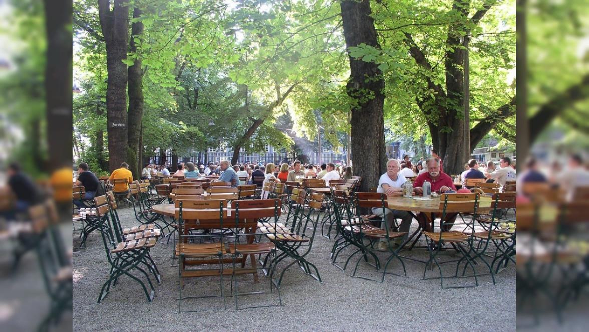 Zeit für Biergarten-Genuss