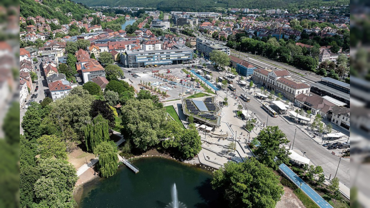 Tübingens neugestaltete Wohlfühl-Meile: Zinser-Dreieck am Europaplatz