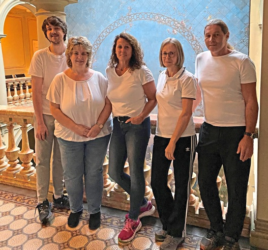 v.l. Fisch Matthias, Bieringer Petra, Claudia Schregle, Anna Hambuch, Roland Steffek. Es fehlen: Barbara Stern, Elisabeth Wimmer, Karin Falkner-Schmeizl