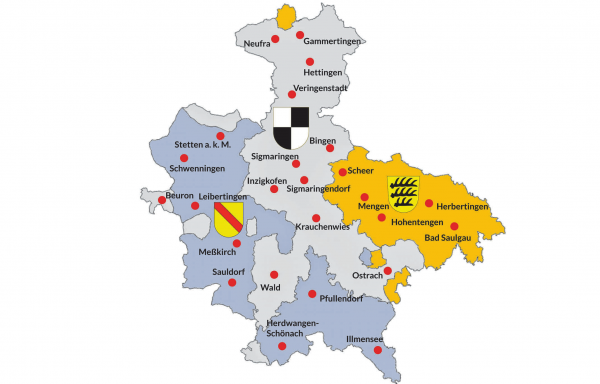Landkreis Sigmaringen: Vom Hohenzollern zum "Dreiländerkreis"