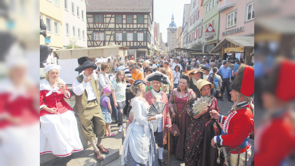 18. Jahrhundert-Fest in Marbach am 3.-4. Mai: Zeitreise in die Vergangenheit