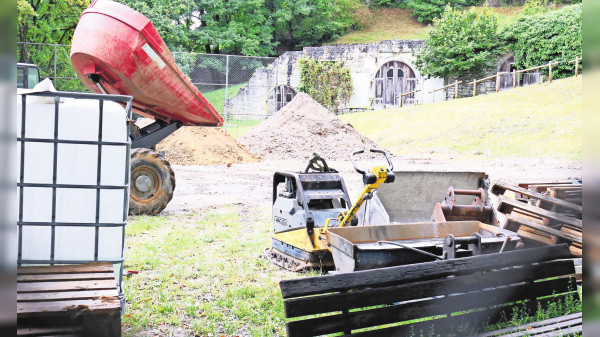 Nachwuchs bekommt Klettergerüst und Kugelbahn