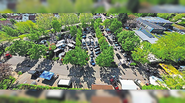 Auto- und Freizeitmesse Marbach: Der Stadionparkplatz wird zum Messegelände