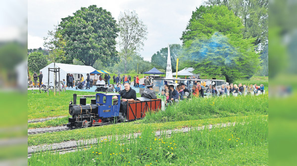 Mit Volldampf durch den Bruckenwasen