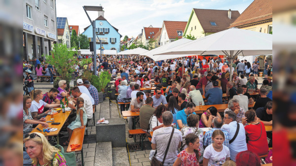 Fleckenfest in Rutesheim: Plaudern, Schlemmen und Beisammensein