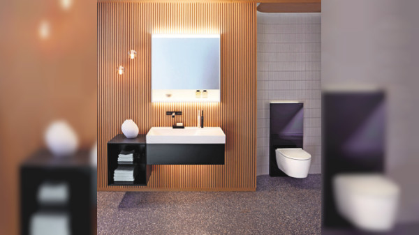 Trendfarbe Schwarz im Badezimmer