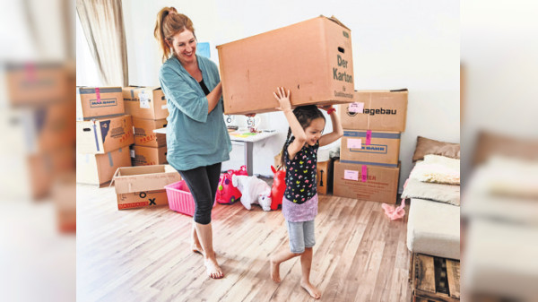 Umzug mit Kindern