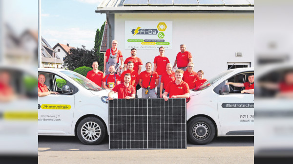 Fi-Da GmbH in Filderstadt: Motiviertes Team: Rund um den Strom für unsere Kunden unterwegs